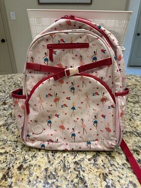 Simple Modern Ballerina Print Pink Backpack and lunch kit